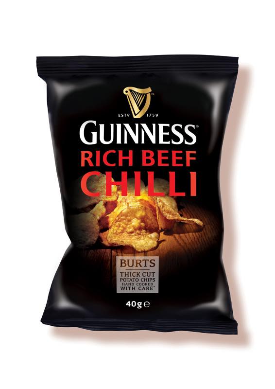 Guinness Rich Beef Chilli from Burts Chips