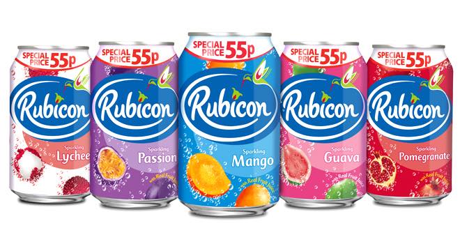 New packaging design for Rubicon carbonates