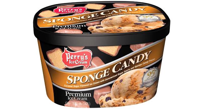 Sponge Candy Premium Ice Cream from Perry's