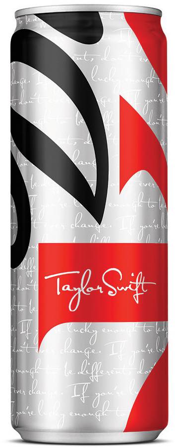 Diet Coke Taylor Swift 'sleek' can