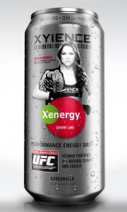 Ronda Rousey Xyience Xenergy limited edition can