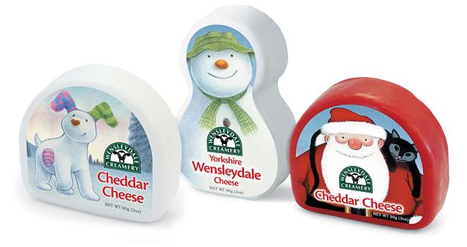 Wensleydale Creamery turns festive characters into cheese for Christmas