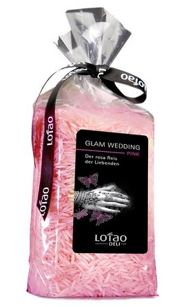 Glam Wedding Pink – the pink rice of lovers