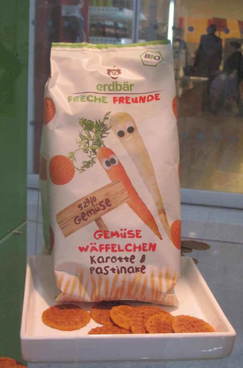 Carrot and parsnip vegetable crisps from Speaking Products