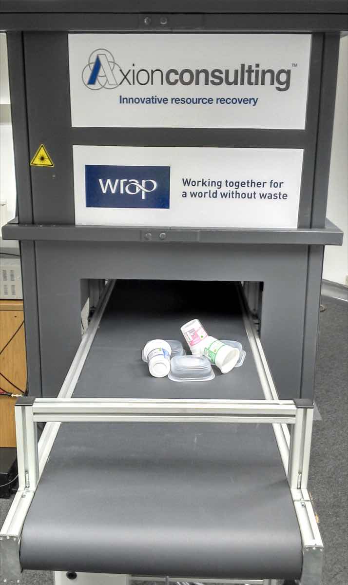 Potential for automatic sorting of waste plastic food contact packaging