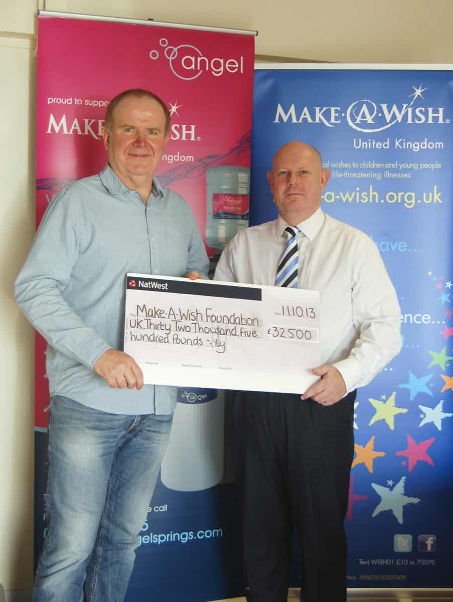 Angel Springs raises £32,500 for children’s charity Make-A-Wish Foundation
