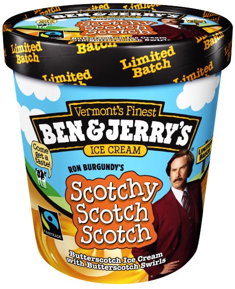 Ben & Jerry’s adds Anchorman-themed ‘Scotchy Scotch Scotch’
