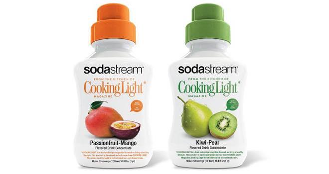 SodaStream adds Cooking Light naturally sweetened flavours