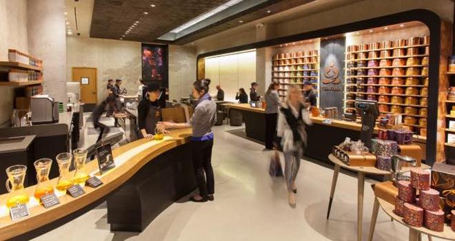 Beyond coffee: Starbucks opens New York tea bar