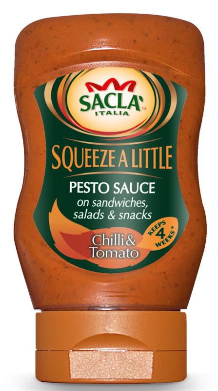 Sacla increases size of Squeeze A Little Pesto Sauce