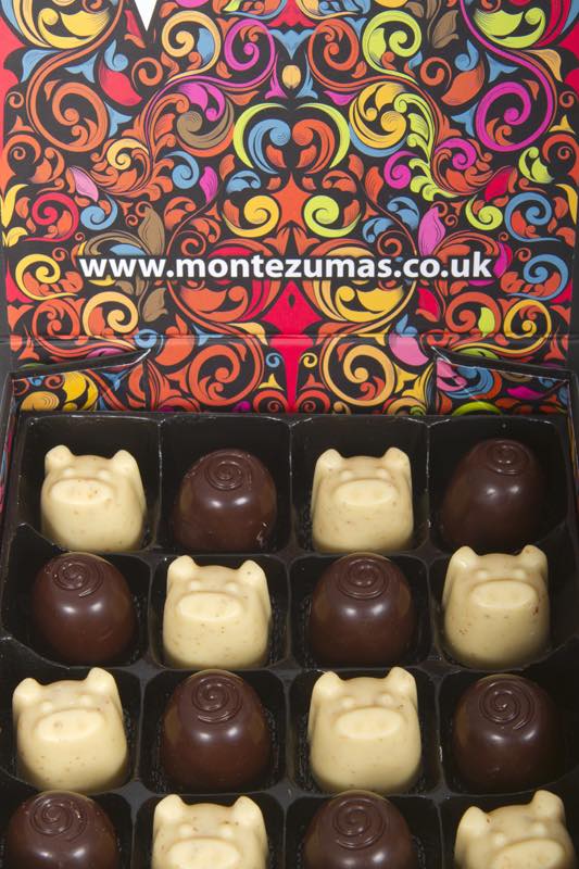 Montezuma's Piggy Truffles for Moonpig.com