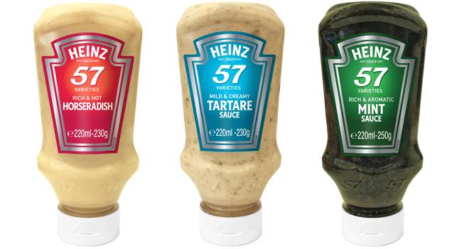 Heinz increases 57 sauces range