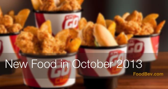 A gallery of new food products for October 2013