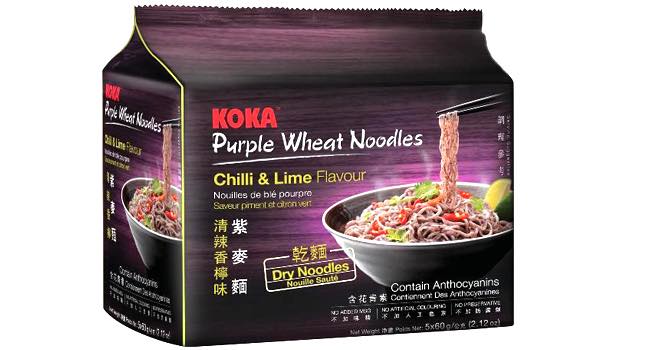 Tat Hui Foods expands Koka Purple Wheat Noodles range