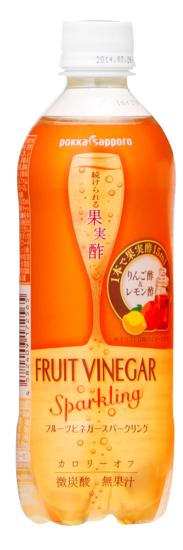 Fruits Vinegar Sparkling Ringo Su & Lemon Su