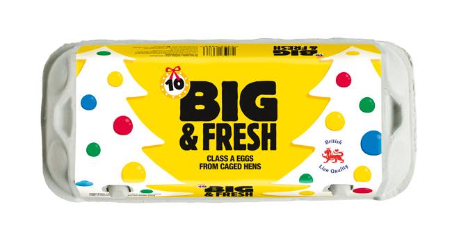 Big & Fresh launches limited edition Christmas egg packs