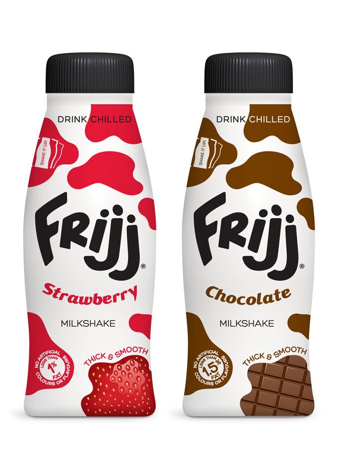 Frijj milkshakes now in 250ml bottles
