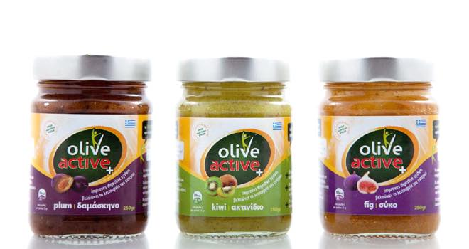 Olive Active+ honey and fruit spreads from Lyrakis Family