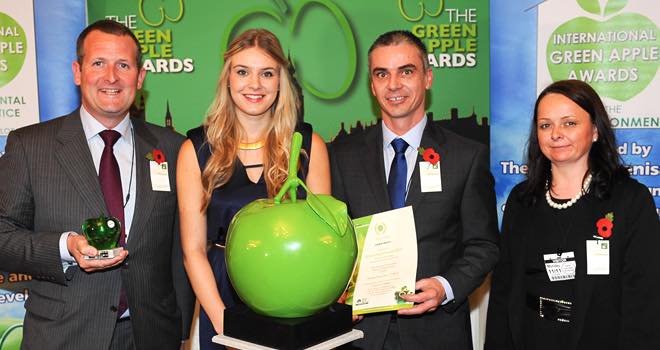 Dawn Meats receives Green Apple Environment award