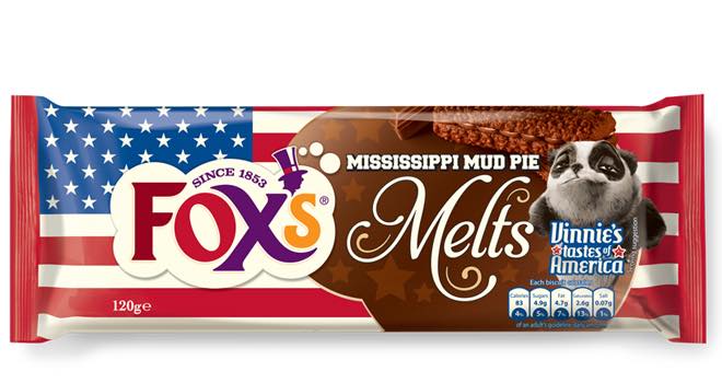 Limited edition 'Vinnie's Taste of America' biscuits from Fox's