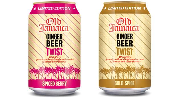 Gold Spice and Spiced Berry Old Jamaica Ginger Beer from Cott Beverages