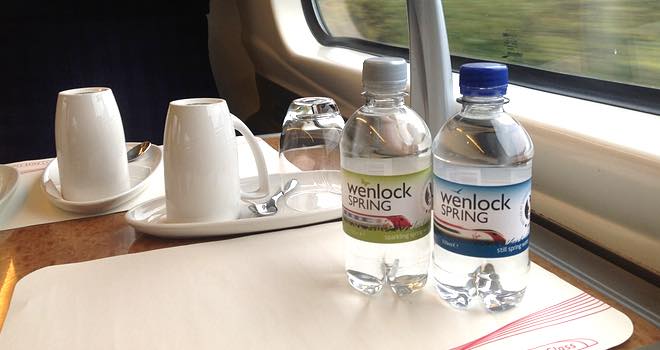 First class water is to be served to first class travellers on Virgin Train