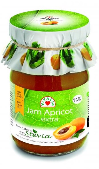 Vitalia Jam Apricot Extra with stevia