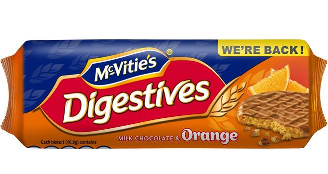 McVitie's Chocolate & Orange Digestive makes a comeback