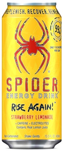 Spider Energy Drink 'Rise Again' Strawberry Lemonade