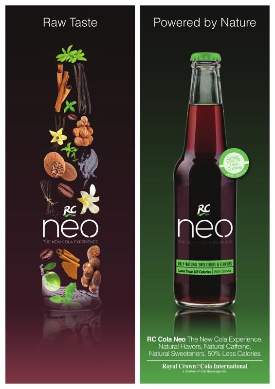 RC Cola Neo – big cola taste with half the calories