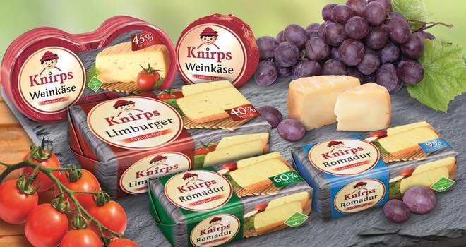 Bauer updates packaging design of Knirps cheese range