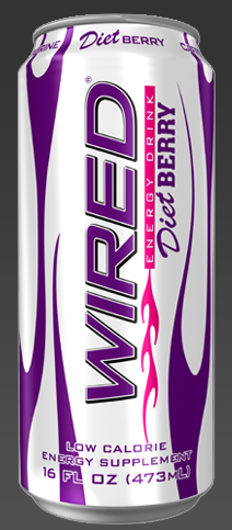 Wired Diet Berry Energy Drink