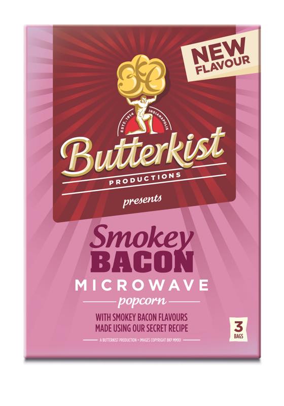 Butterkist boosts popcorn range with new flavours, including Smokey Bacon