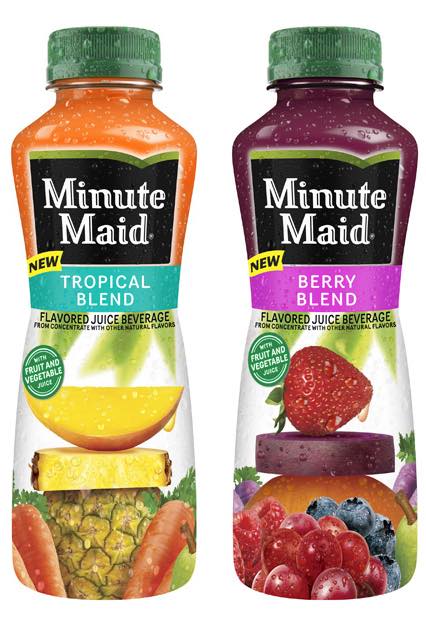 Minute Maid Juices To Go Adds Fruit And Veg Beverage Blends