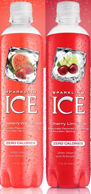 Cherry Limeade and Strawberry Watermelon from Sparkling Ice