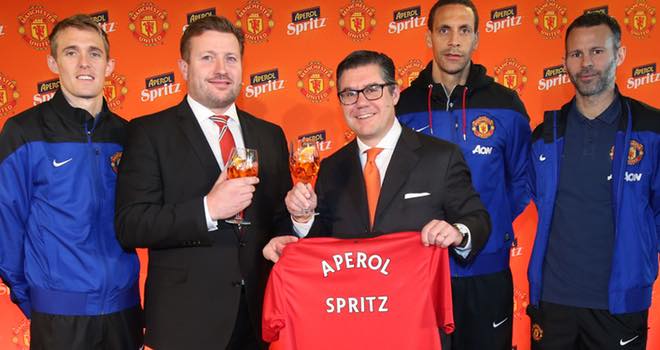 Aperol becomes 'official global spirits partner' of Manchester United