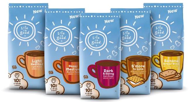 New Life Is Good coffee range promotes optimism