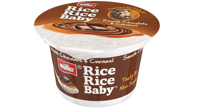 Smooth Chocolate and Caramel 'Rice Rice Baby' from Müller Rice