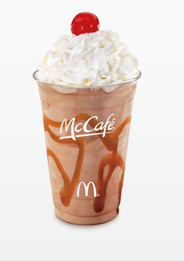 McDonald's Dulce de Leche Caramel Milkshake