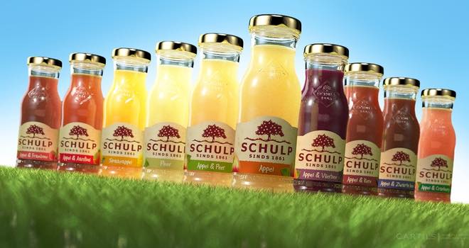 Cartils creates new bottle shape and label design for Schulp