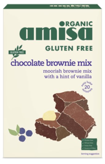 Amisa launches Gluten Free Chocolate Brownie Mix