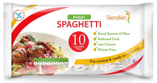 Slendier launches range of Konjac pasta and noodles