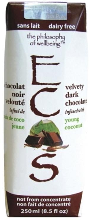 Ecos coconut water with dark chocolate