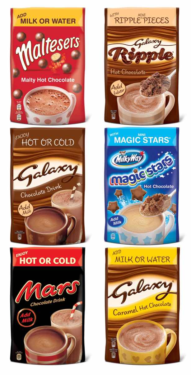 Mars adds treat size hot chocolate range