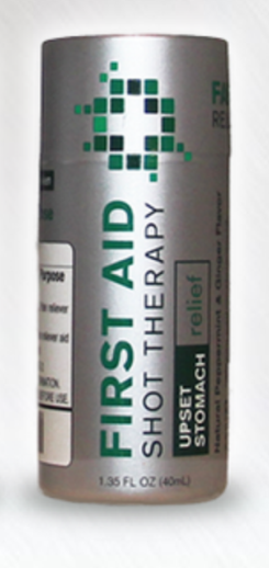 First Aid Shot Therapy Upset Stomach Relief drink