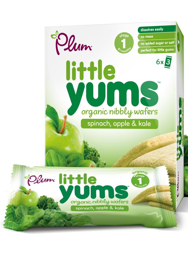 Plum launches Little Yums Organic Nibbly Wafers for babies