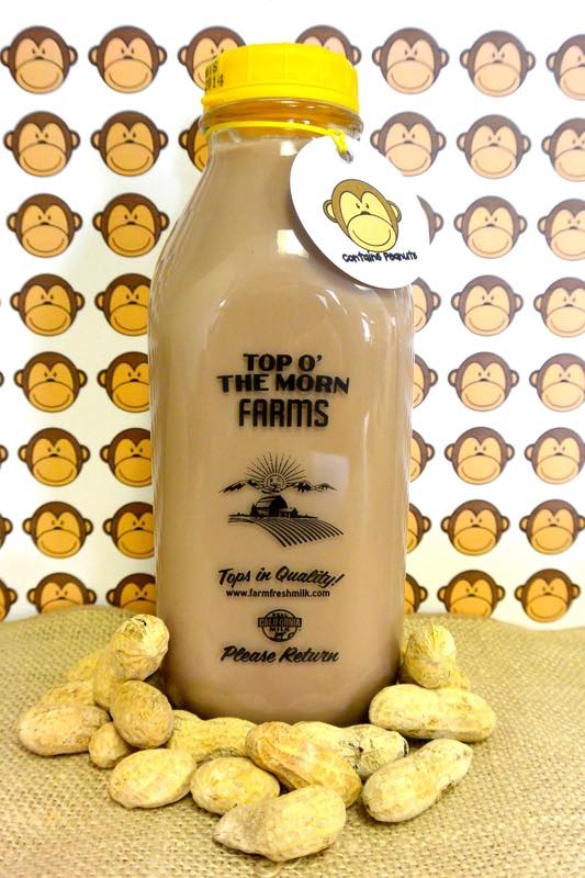 Top O' The Morn Farms peanut butter chocolate 'Monkey Milk'