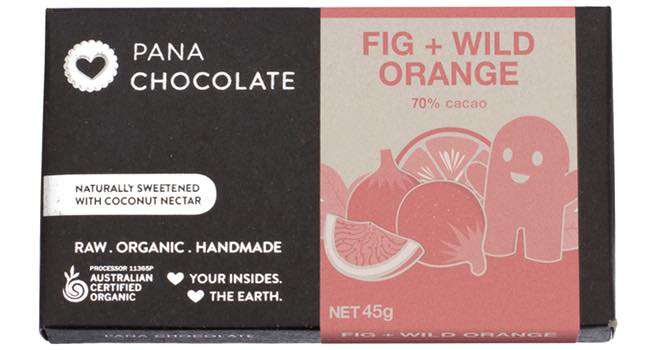 Pana Chocolate launches Fig + Wild Orange chocolate bar