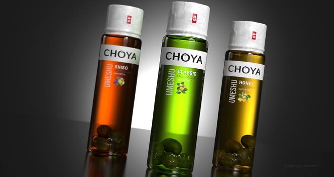 Cartils creates new bottle and design for Choya brand