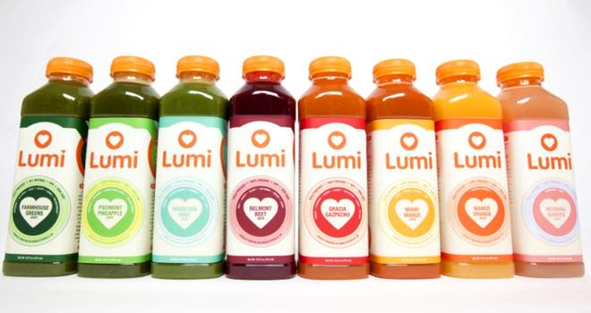 Lumi cold-pressed fruit and vegetable juices
